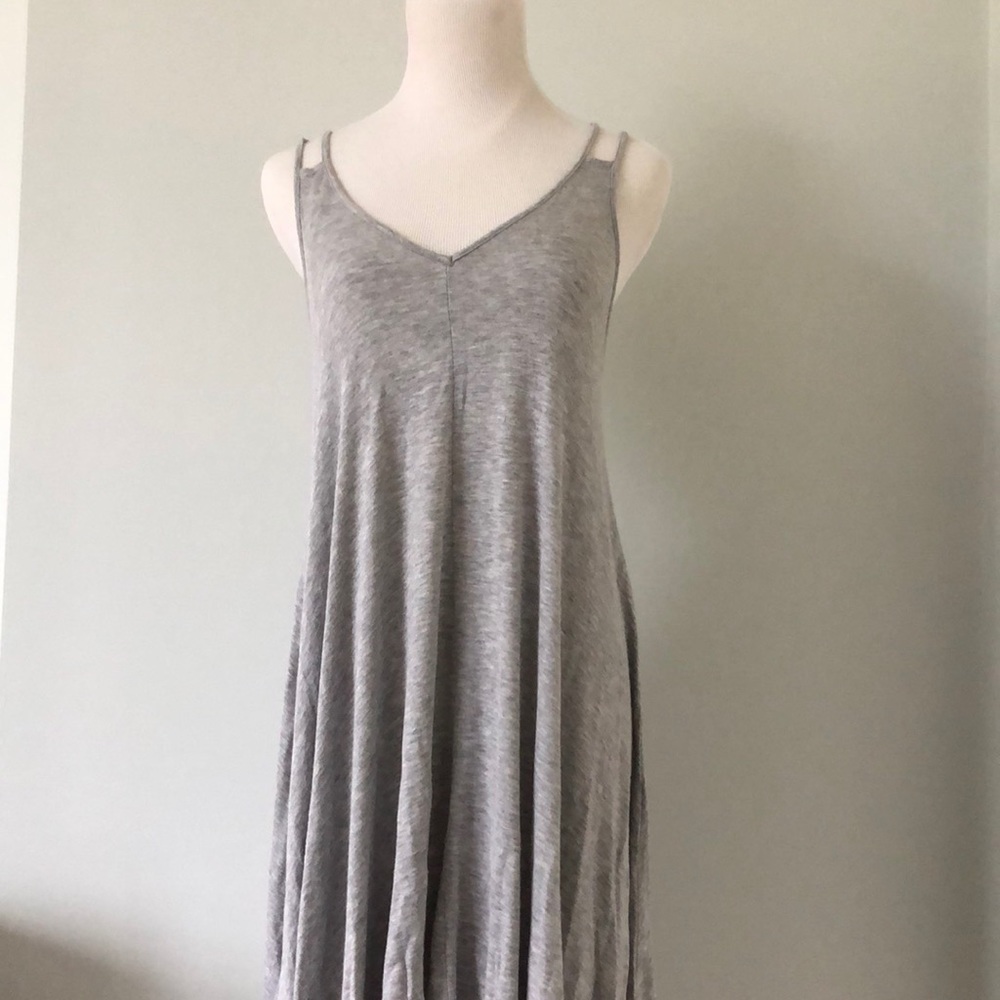 F21 Gray Strappy Dress